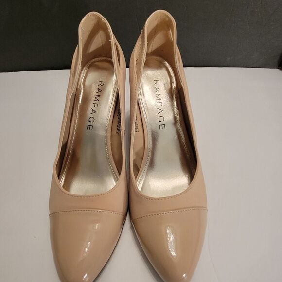 RAMPAGE  WOMEN"S LOW HEEL TAN SHOES - Picture 13 of 16